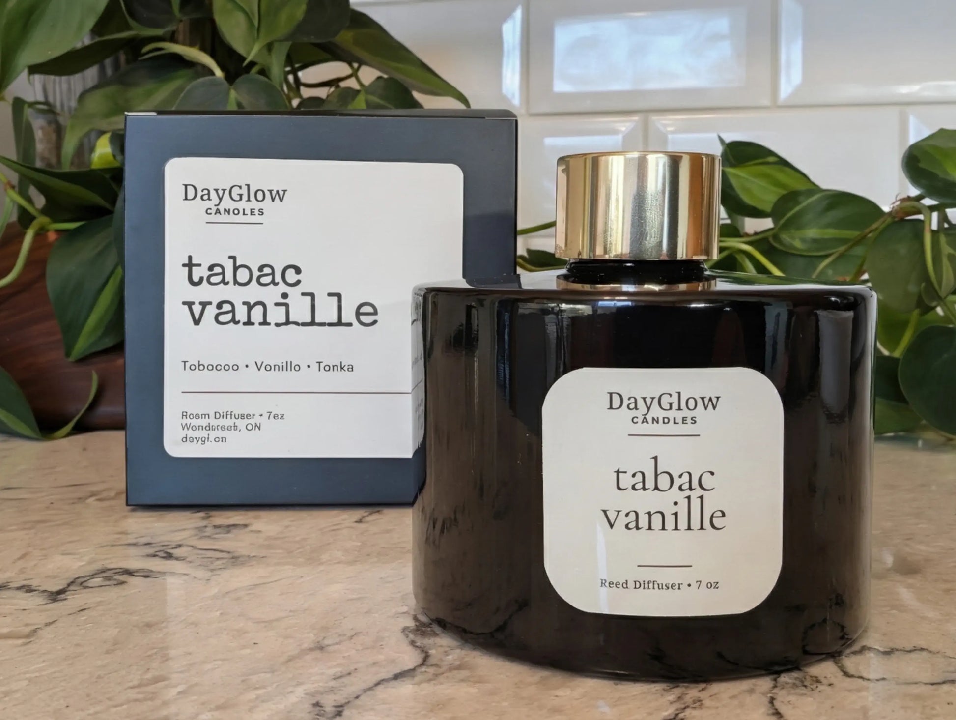 Tabac Vanille Reed Diffuser - DayGlow Candles